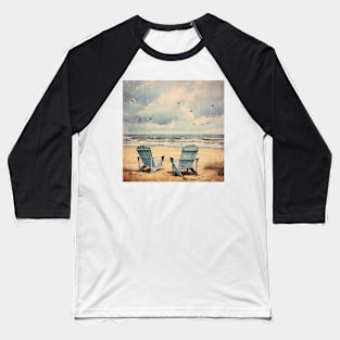 Vintage beach Baseball T-Shirt